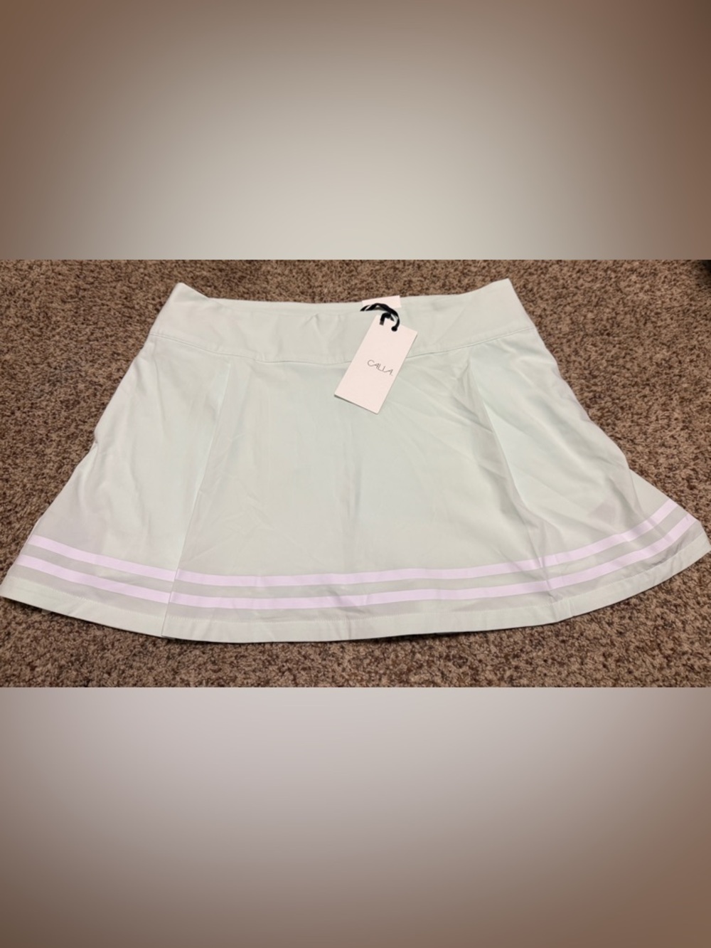 CALIA TrueLight Mint Golf Skort Womens Size 14 NWT - Picture 2 of 8
